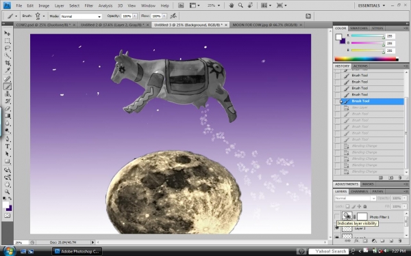 Creation of ...And the Cow Jumped Over The: Step 13